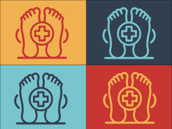 Foot Medical Help: Graphics and Logos