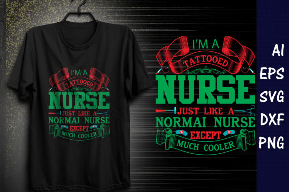 I'm a Tattooed Nurse Graphics