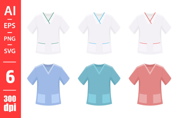 Medical Clothing Clipart: Graphics and Illustrations for Editorial Use