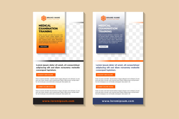 Medical Examination Training Vertical Ba Graphics and Flyers Amp