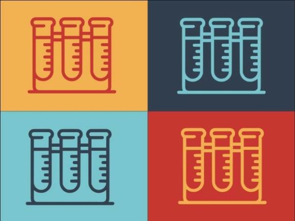 Medical Test Tubes Graphics and Logos