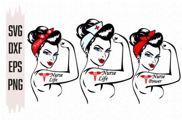 Nurse Life, Nurse Power: Graphics for Editorial & Web Design