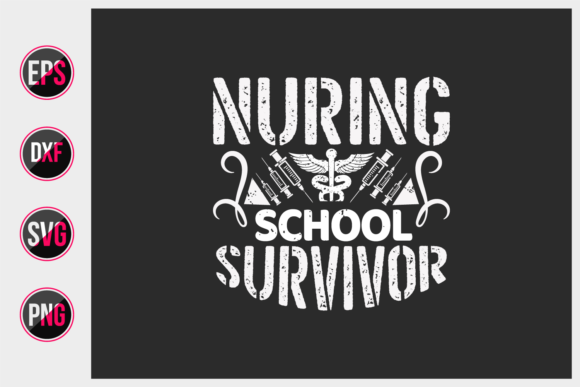 Nursing School Survivor SVG