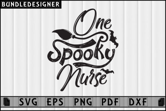 One Spooky Nurse: Halloween Graphics & Print Templates