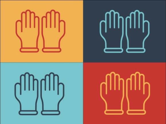 Safety Medical Gloves: Graphics and Logos for Real Projects